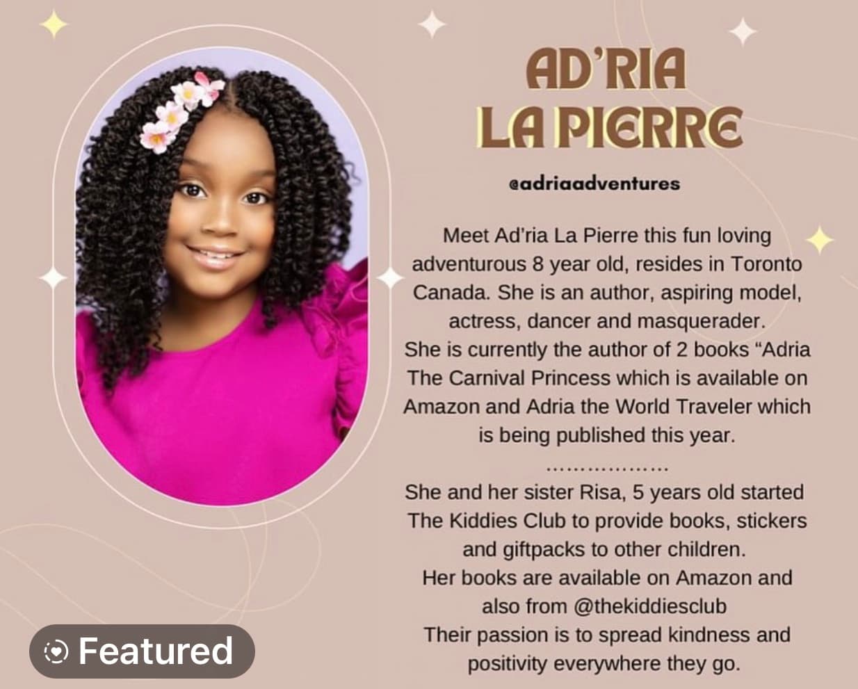 Meet Ad'Ria La Pierre!