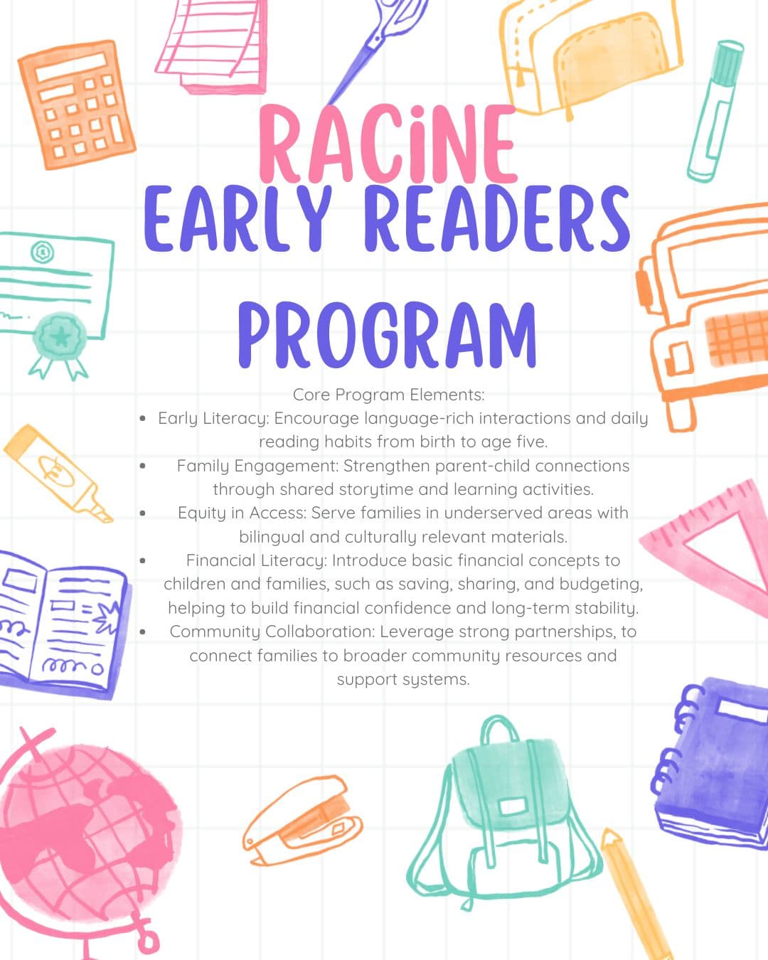 Racine Early Readers program